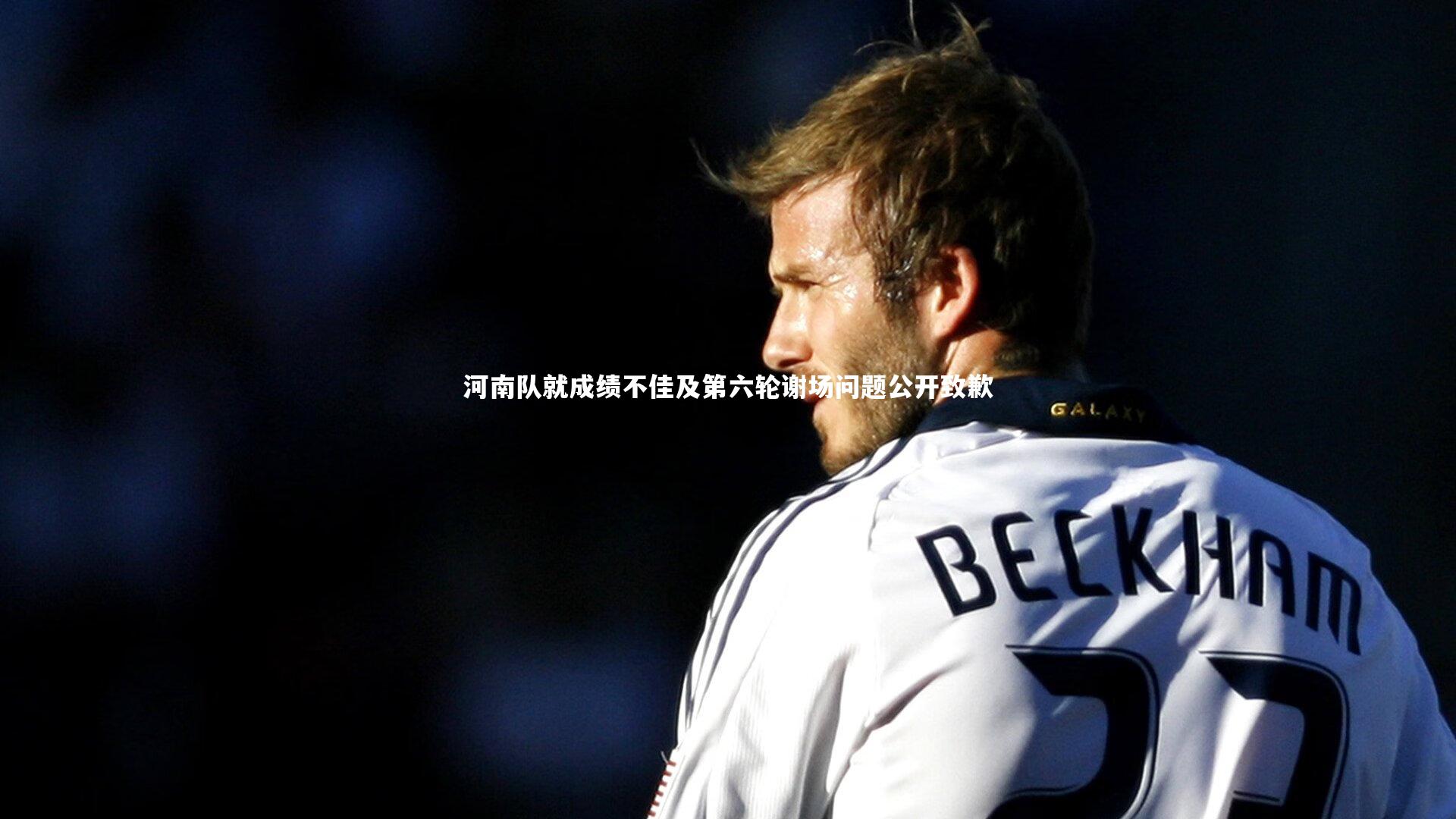 河南队就成绩不佳及第六轮谢场问题公开致歉